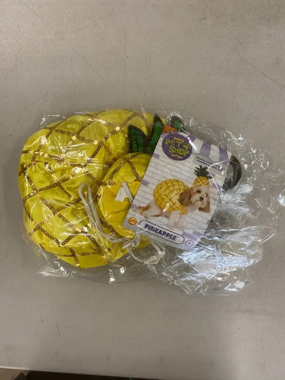 Pineapple Pet Costume (Small)